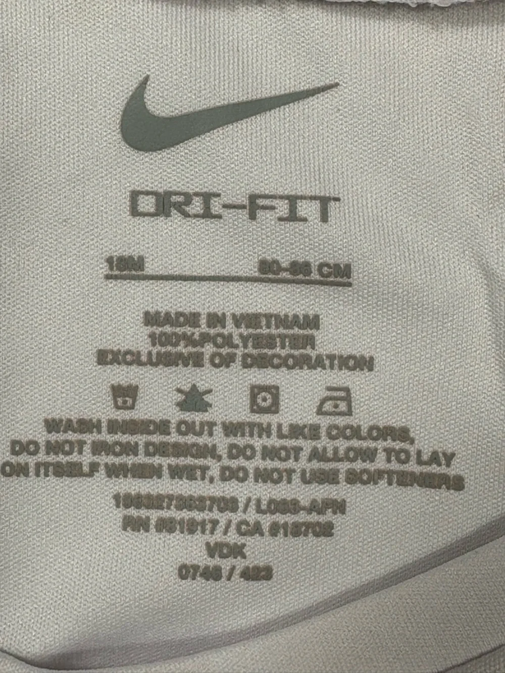 Nike Just Do It White Dri-Fit Tee with Pink & Blue Graphic Multi-Swoosh Shorts - Picture 10 of 12